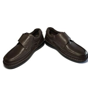 Propet Shoes Mens 11 X 3E Scandia Brown Leather Strap Diabetic Comfort